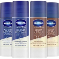 Vaseline Healing Jelly Stick 40G Cocoa Shimmer Glow Up Luminizer & All-Over Body Balm Petroleum