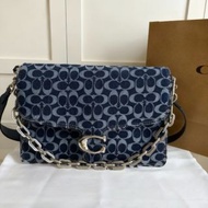 COACH蔻馳女士經典標志CHAIN TABBY 30號鏈帶單01手袋 斜孭袋 禮物 bag