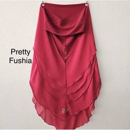 Original Tudung Sarung Premium Clara by Dhaja (minimal iron,mudah bentuk)