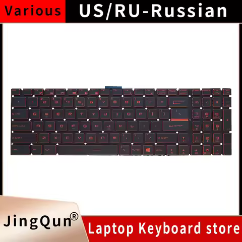 US/English Laptop Keyboard With backlight For Msi GE62 GL62 GV62 GL63 GS60 GS70 GT72VR MS-16J1 MS-17