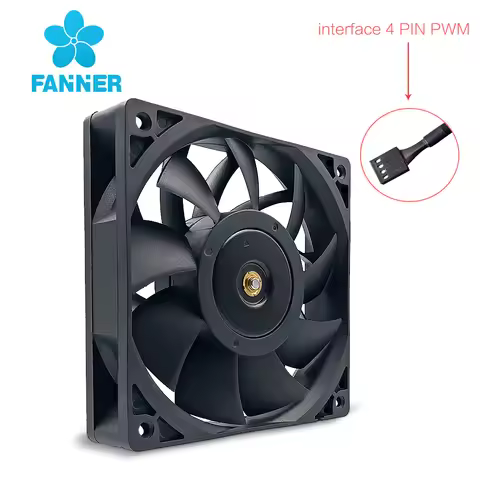 Violent FAN 12025-A ，Large Air Volume 4PIN PWM 12CM Fan 12V 5000 RPM Computer Cooling Silent Fan 120