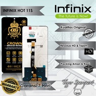 LCD TOUCHSCREEN INFINIX HOT 11S NFC - X6812 - X6812B FULLSET