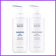 Atomy Absolute Hair Care Set (Shampoo 500ml + Conditioner 500ml) / Herbal / Anti Hair Loss