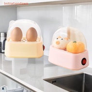 [Initiationdawn] Electric Egg Boiler Automatic Cooker Rapid Egg Boiler Breakfast Machine Multi-Funct