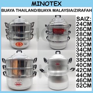 Kukusan Cap Buaya 24cm Thailand/Kukusan Buaya Siam/Kukusan Buaya Malaysia/Crocodile Steamer