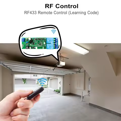 eWelink 2/4 Channel Smart WiFi 85-250V 7-32V Switch, APP Remote Control ,433 RF,Inching ,Self-lock ,