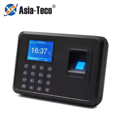 Biometric Fingerprint Time Attendance System Clock Recorder Office Time Clock Employee Recorder Devi