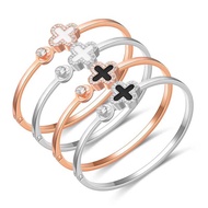 4-leaf Clover Bracelet Mysterious Starry Sky Magnet Bracelet