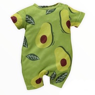 "LVL.10Jn22ѕ" Avocado fashion baby Romper