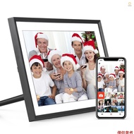 Andoer 10.1-Inch WiFi Digital Photo Frame Cloud Digital Picture Frame 1280*800 TFT Screen Touch Control 16GB Storage Auto Rotation Share Photos via APP with Backside Stand Perfect