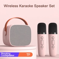 【COD】Karaoke speaker with mic Bluetooth speaker with microphone 3D Stereo Amplifier party