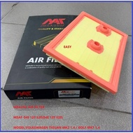 MEAUSU AIR FILTER  MSAF-04E 129 620(04E 129 620)  MODEL:VOLKSWAGEN TIGUAN MK2 1.4 / GOLF MK7 1.4