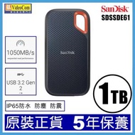 SanDisk - 1TB Extreme V2 SSD 1050MB/R 1000MB/W 2.5吋行動固態硬碟 IP55 防水 防塵 防震 (SDSSDE61-1T00-G25) 61965918