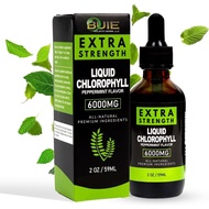 BUIE Liquid Chlorophyll Drops 6000mg -2 oz / 59ml | Extra Strength Peppermint Formula | Immune Suppo