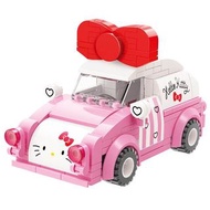 QMAN KEEPPLEY Hello Kitty 迷你跑車造型積木 | QMAN Keeppley Hello Kitty Mini Car #KT-K20805