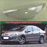 For Peugeot 408 2010 2011 2012 2013 Headlight Shell Headlamp Transparent Lampshade Cover Lens Plexig