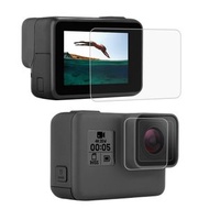 鏡頭高清膜+LCD显示屏鋼化膜 適用於GoPro HERO7 Black /HERO7 Silver / HERO7 White /6 /5