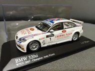年度冠軍 1/43 MINICHAMPS BMW 320si  2007 WTCC