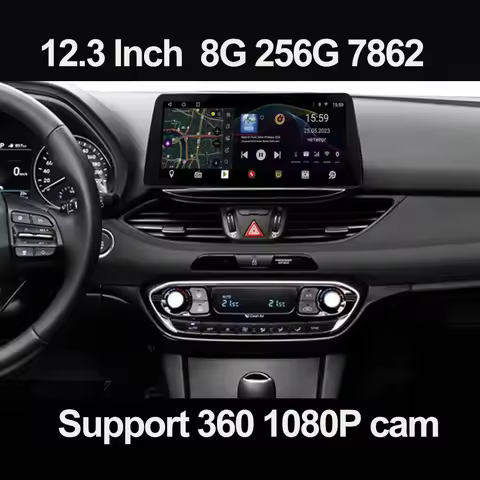 12.3 inch 2400*900P Screen Android 15 For Hyundai i30 2017-2020 Car Radio Stereo Multimedia Player G