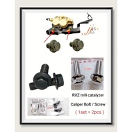 RXZ ctlz mili FRONT CALIPER BOLT ASSY  screw caliper rxz 1set = 2pcs RXZ135 screw caliper