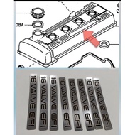MESIN Plate engine name sticker engine corolla great Soluna original 16 valve efi
