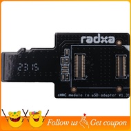 EMMC to USD Board EMMC to USB Adapter Board MicroSD EMMC Modules for ROCK PI 4A/4B