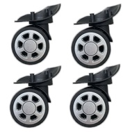 1 Pair K8051 Suitcase Replacement Wheels Universal Roda Ganti Beg Pakaian Universal PVC For Luggage 
