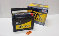 3K MAX95L (90D26L) แบตเตอรี่รถปิคอัพ รถเก๋งใหญ่ สำหรับเครื่องยนต์ 1600-2500cc. ชนิดกึ่งแห้งพร้อมใช้ง