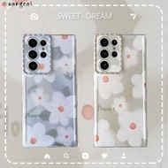 For Vivo Y15 Y15s Y15a Y97 Y95 Y91 Y90 Y81 Y71 Phone Case Gradient Blue Green Flower Flowers Floral Cute Fresh Simple Soft Silicone Casing Cases Case Cover