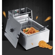 8L 2.5kw SINGER TANK ELECTRIC DEEP FRYER COMMERCIAL dapur goreng Periuk Dalam elektrik ayam goreng kentang goreng oden