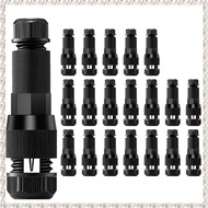 (ROTS) 20pcs Low Voltage Wire Connector Non Stripping Wire for Outdoor Lawn Lamp Spotlight Landscape