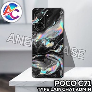 AC33/Case poco C71/ MARBLE Motif poco C71/casing poco C71 Silicone poco C71