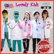 READY STOCK MALAYSIA Kids Career Costume Occupation Hospital Doctor Surgeon Nurse Kostum Jururawat D