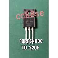 FQPF6N80C 6N80 TO-220F N-CHANNEL POWER MOSFET TRANSISTOR FET
