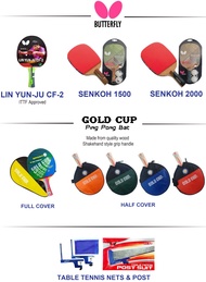TABLE TENNIS BATS & NETS ITTF Approved PING PONG BAT TABLE TENNIS NETS & POST TABLE TENNIS BALL PING