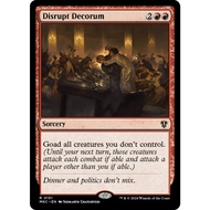Disrupt Decorum | [SINGLE][MKC/151_NON-FOIL] - Magic: the Gathering