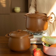 Ceramic Old-fashioned Casserole Stew Pot Household Gas Soup Pot Crack-resistant Burn-resistant Healt