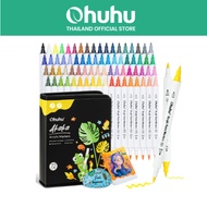 FOLIO ART : Ohuhu Acrylic Paint Markers Cotton-core 72 Colors (Akaka Series) -90741