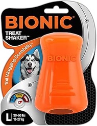 BIONIC Treat Shaker Dog Toy, Large - Interactive Dog Chew Toy That Stands Up to The Toughest Chewers