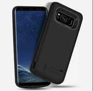 S8 Battery Case Compatible with Samsung, Galaxy S8 5000mAh Rechargeable Extended Battery Charging Case, External Battery Charger Case + Power Bank, Adds 1.5X Extra Juice for S8 , 2 in 1 支架型背夾行動電源 + 充電寳功能(USB Output)-