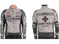 YELLOW CORN YB-5119 TITANIUM SILVER | JACKET TOURING RIDING | JACKET MOTOR | ORIGINAL