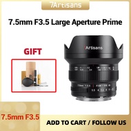 7artisans 7 artisans 7.5mm F3.5 DSLR Camera Lens Large Aperture Prime Lens for Canon EF Mount Nikon F Mount Series DLSR Camera