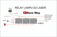 RELAY SET BILED DAN LASER D2 / 2 RELAY / 3 RELAY