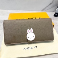 Women Genuine Leather Long Wallet Size 19x10cm Ladies Bag