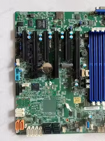 H11SSL-i REV 2.0 Server Motherboard, Single Channel 64 Core Compatible with EPYC 7551P CPU Processor