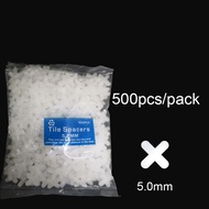 【LOCAL STOCK】5.0mm Cross Tile Spacer Marble Spacer Mosaic Spacer Tile Spacer (±500pcs/pack)