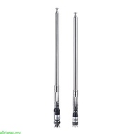 allri Telescopic Antenna 118MHz-136MHz Whip Multiple Uses for Airband Radio Receiver Aviation SMA BN