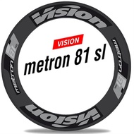 18 new Vision 81 Sl road bike wheelset stickers carbon fiber waterproof decals Mt81/88