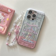 iPhone 16 PRO MAX 15 Pro max Carousel pattern TPU material IMD process phone case