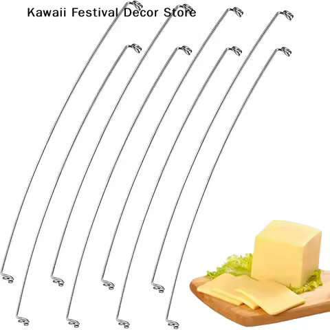 【K】10 pcs Replacement Cheese Slicer Wires 5.5 Inch Stainless Steel Cheese Cutter Cheese Wire Pie Sli